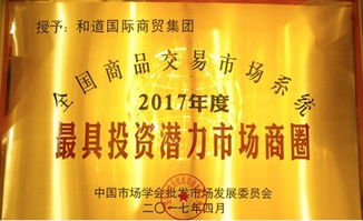 隆基泰和和道國際商貿(mào)集團(tuán)近日連獲多項(xiàng)全國殊榮